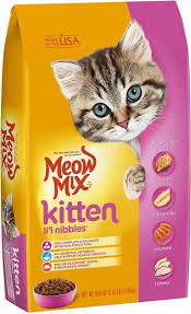 Meow Mix Kitten Li L Nibbles Dry Cat With The Delicious Flavors Of Expenses Turkey Salmon And Ocean Fish Cats Kitten Food Dry Cat Food Homemade Cat Food