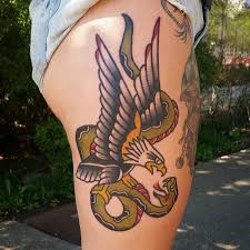 Man with an incredible mask. 52 Best Eagle Tattoos And Designs With Images