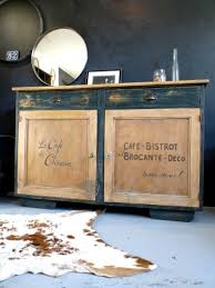 Beau Buffet Bahut En Bois Pour Decoration Campagne Chic Brocante Bistrot Vintage Industrielle Idea Relooking Meuble Mobilier De Salon Decoration Campagne