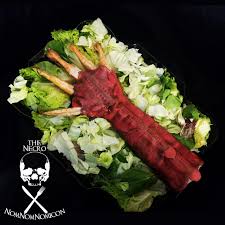 A page for describing ymmv: Beetlejuice Beetlejuice Beetlejuice Killer Shrimp Arm From The Dinner Party Scene Welcome To The Necro Nomnomnomicon