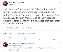 Yoruba freedom fighter, sunday adeyemo, popularly known as sunday igboho, has been reportedly arrested in cotonou, benin republic by security operatives in the west african country. Sunday Igboho Mother S Residence Allegedly Attacked By Suspected Herdsmen