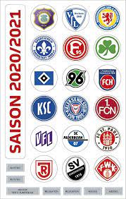 The current and complete 2. Am Ball Com 2 Bundesliga Magnettabelle Vereinswappen Saison 2020 2021 Amazon De Sport Freizeit