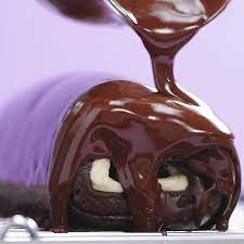 Easy Roll Cake Hack Ingredients 1 Cracked Chocolate Sponge Cake About 6 Inches 1 Cup Milk 1 2 Cup Dark Chocolate Tastemade Dessert Jelly Roll Cake Cake Roll