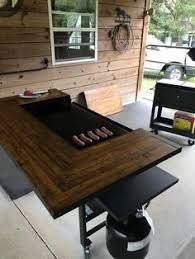 Perfect eggs for breakfast sandwiches, and no more curling bacon. Outdoor Kitchen Ideas With Blackstone Griddle Novocom Top