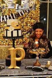 Glamorous Black And Gold 50th Birthday Party Decorations Black And Gold Leopard Skin Birthday Party Ideas Photo 8 Of 44 50th Birthday Party Decorations Leopard Birthday Parties 50th Birthday Party