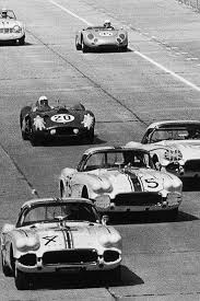 Sebring Start 1962 Corvette Race Car Classic Racing Cars Race Cars