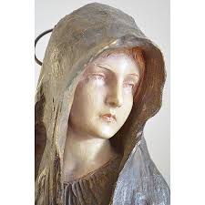 Ceramic Madonna by Tvir Otte, 1920s