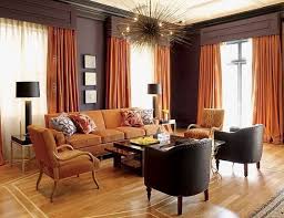Decorating Ideas With Fall Colors Living Room Orange Brown Living Room Brown Couch Living Room
