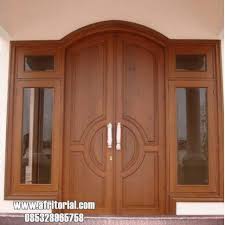 Anda bisa menggunakan kusen berbahan kayu atau baja ringan untuk rumah minimalis. Kusen Daun Pintu Jendela Gendong Kayu Jati Jepara