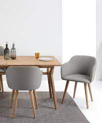 The dining chair doesn't have to just be practical, read our guide on integrating your dining our ultimate dining chair buying guide is your one stop shop for choosing the right dining chair for your. Set Of 2 Stig Low Back Dining Chairs Manhattan Grey And Oak Made Com