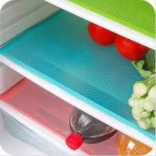 Hoomall 4 Pcs Ensemble Refrigerateur Pad Antibacterien Antifouling La Moisissure Humidite Adaptable P Refrigerateur Organise Accessoires Cuisine Gadget Cuisine