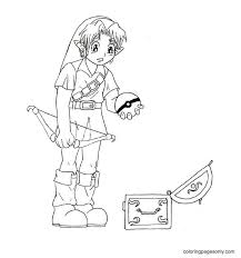 Find more coloring pages online for kids and adults of link from legend of zelda coloring pages to print. Link And Pokeball Coloring Pages Zelda Coloring Pages Coloring Pages For Kids And Adults