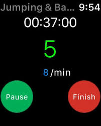 If you watch your feet as you jump, you'll be more. Apple Watch App Watchaware