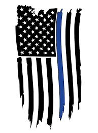 Distressed Weathered Thin Blue Line Flag Decal Etsy Thin Blue Line Decal Back The Blue Decal American Flag Blue Line