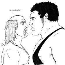 Find vintage 1991 wwf hulk hogan coloring book (unused) and more at collectors.com. Hulk Hogan Vs Andre The Giant By Themonkeyyouwant On Deviantart
