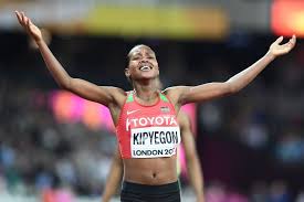 Faith kipyegon, photo by etienne fiacre. Road To Doha With Dibaba Out Kipyegon Hassan Highlight 1 500m