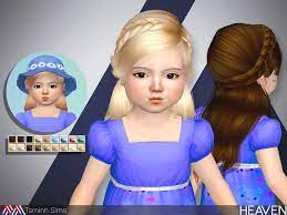 The Sims Resource Heaven Hair 33 For Toddlers By Tsminhsims Sims 4 Hairs Http Sims4hairs Com The Sims Re Sims 4 Toddler Sims 4 Cc Kids Clothing Sims 4