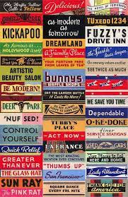 In Search Of The Mundane Word Signs Vintage Labels Lettering