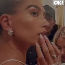 Hailey Bieber's perfect “glazed donut” manicure is currently going viral