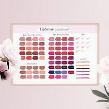 Lipsense 2018 Color Chart All Colors Glosses Linersense Blush Design Lipsense Colors Poster 2018 Lipsense Glosses Colors Printable