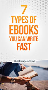 7 Types Of Ebooks You Can Write Launch Fast Bsi 31 Backstageincome In 2020 Ebook Writing Writing A Book Writing