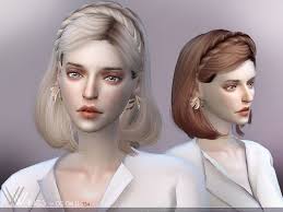 Lana Cc Finds Wings Hair Ts4 Oe0411 Gaming Pinterest Sims Wings Hairstyle Sims Hair Sims 4 Sims