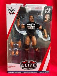 Wwe all action figures wwe elite figures wwe tough talkers wwe battle pack wwe zombies masters of the wwe universe action figures wwe retro action figures wwe figures toy company mattel jakks pacific toys eaglemoss collection eaglemoss wizkids party animal jada toys v.i.p generic the loyal subjects wrestling visit the wwe mattel store tomy the. Wwe Mattel Elite 69 The Rock Wal Mart Exclusive Wrestling Figure Rare Chase Moc Ebay