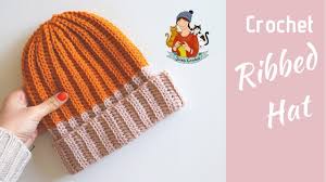 See more ideas about knitted hats, hat knitting patterns, hat pattern. Crochet Ribbed Hat Beginner Friendly Tutorial Youtube