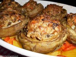 Artichauts Farcis Vegetalien Vegan France Vegetalienne Artichauts Farcis Recette Artichaut Artichaut