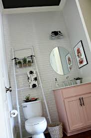 Powder Bathroom Makeover Windowless Bathroom Bathroom Makeover Bathroom Themes
