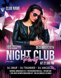 Download the best free club flyer templates for photoshop! Free Night Club Party Flyer Template Freebie Flyer Freepsdflyer