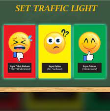 Be creative and make it simple. Ready Stock Traffic Light Card 310gsm Alat Bantu Mengajar Tebal Shopee Malaysia