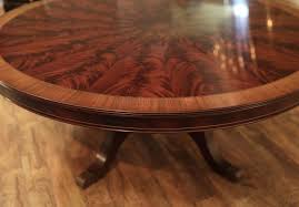 We love this round dining table for a few reasons. 72 Inch Round Mahogany Dining Room Table