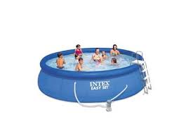 Piscine Hors Sol Intex Kit Piscine Autoportee Intex Easy Set 4 57 X 1 07 M Darty