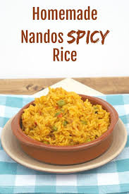 Homemade Nandos Spicy Rice Recipe The Diary Of A Frugal Family Recipe Fakeaway Recipes Spicy Rice Recipe Spicy Rice