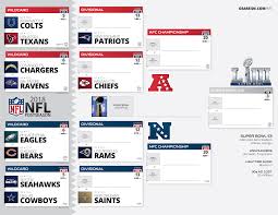 high resolution printable nfl schedules and playoff bracket