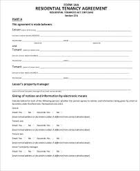free 16 sample tenancy agreement templates in ms word pdf google docs pages
