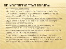 Berdasarkan penggunaannya, istilah strata title dapat diartikan sebagai hak milik terhadap rumah susun atau biasa disebut sarusun. Managing Residential Property Ppt Download