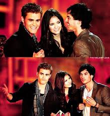 Damon and stefan salvatore classic mug. Elena And The Salvatore Brothers The Salvatore Brothers Nina And Paul The Vampire Diaries 3
