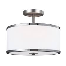 You'll receive email and feed alerts led ceiling light bathroom kitchen lamp dimmable living room 12w 36w 48w 96w uk. Prospect Park 2 Lt Semi Flush Nickel Lighting And Lights Uk