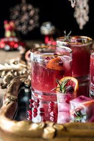 Christmas is the time of year when you surround yourself with the people that you love and, well, in order to deal with those plus, frozen hot chocolate! Holiday Cheermeister Bourbon Punch Half Baked Harvest