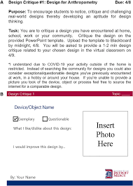 The principles of industrial hazard avoidance and the roles of niosh and its relationship with osha. Online Design Critiques Encourage Student Interaction In The Virtual Classroom Springerlink