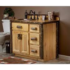 This 60 hickory bathroom vanity is perfect for your bathroom remodel or new construction. Real Hickory Rustic Bathroom Vanity 24 42