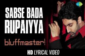 Sabsa Bada Rupaiya Lyrics Bluffmaster Sacnilk Rupaiya song aamir khan | satyamev jayate. sacnilk