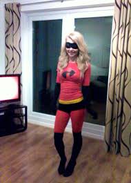 Incredible halloween costume for women, with included accessories. Disney Costumes Disney Fancy Dress Ideas Easy Diy Homemade Disney Pixar The Incredibles Mrs In Disney Fancy Dress Superhero Halloween Halloween Fancy Dress