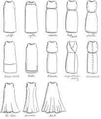 Type Of Dresses Dress Shapes Fashion Vocabulary Fashion Design