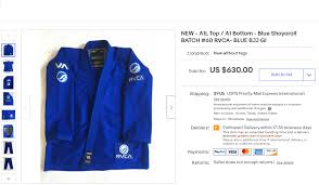 It's even harder online, since you don't get to try the uniform on. Is This The Most Expensive Bjj Gi Ever As Guessed It S A Shoyoroll Gi Bjjtribes