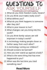 For example, if you're not asking the right questions, you won'. 110 Deep Questions To Ask Yourself For Personal Growth Kids N Clicks