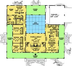 U Shaped House Plans With Central Courtyard 2015 House Plans And Home Design Ideas Pool House Plans Courtyard House Plans Dream House Plans