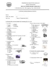 Maybe you would like to learn more about one of these? Soal Ulangan Harian Bahasa Inggris Kelas 2 Pdf Cuisine Food And Drink